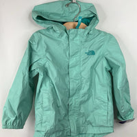 Size 3: The North Face Blue Rain Coat