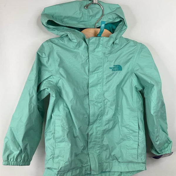 Size 3: The North Face Blue Rain Coat
