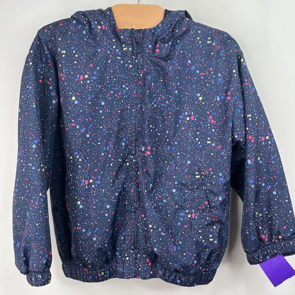 Size 5: Gap Blue/Colorful Spotted Wind Breaker