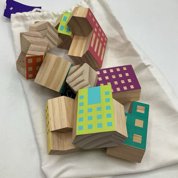 Area Ware Colorful Building Wooden Blockitecture Blocks