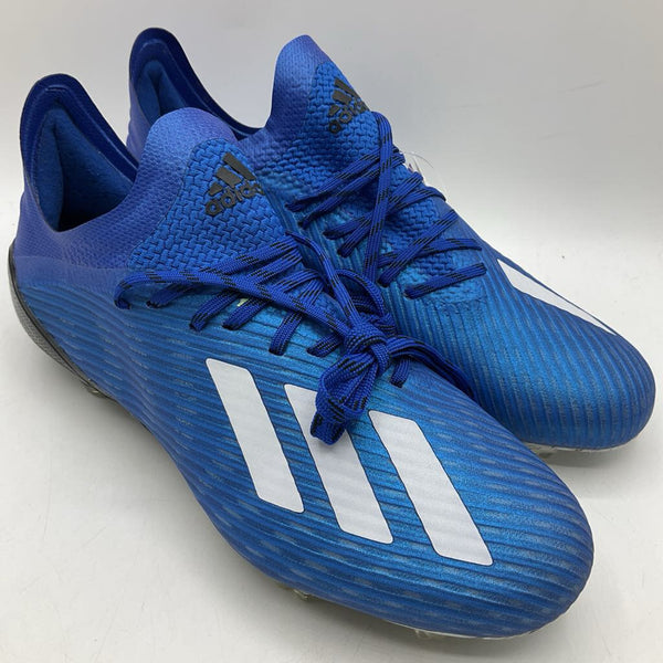 Size 6.5Y: Adidas Blue/White Lace-Up Soccer Cleats - NEW W/Tags