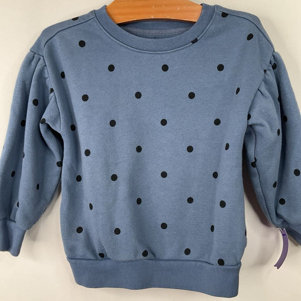 Size 4: Gap Blue Polka Dot Sweater