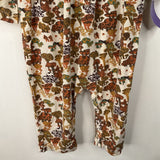 Size 12-18m: Kate Quinn White/Brown Mushrooms Print Romper
