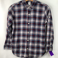 Size 12: Gap Red/Blue/Yellow Flannel Button-Up Long Sleeve Shirt
