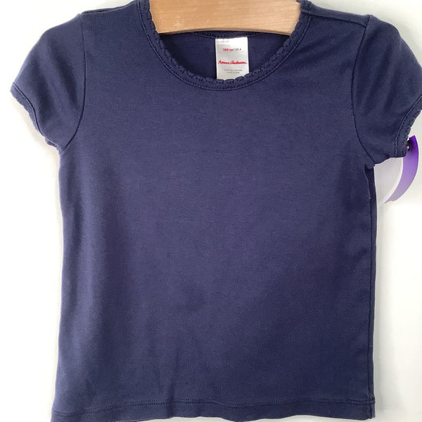 Size 4 (100): Hanna Andersson Dark Blue T-Shirt