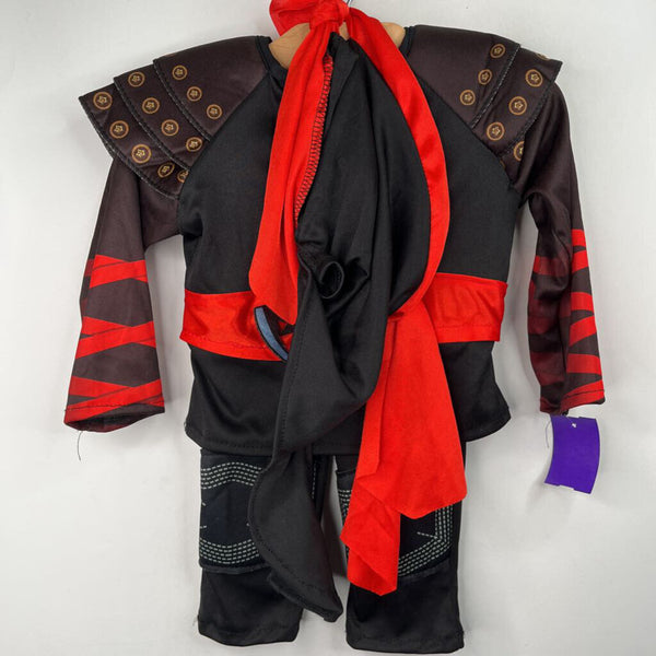 Size 6m: Rubies Black/Red Ninja 3pc Costume