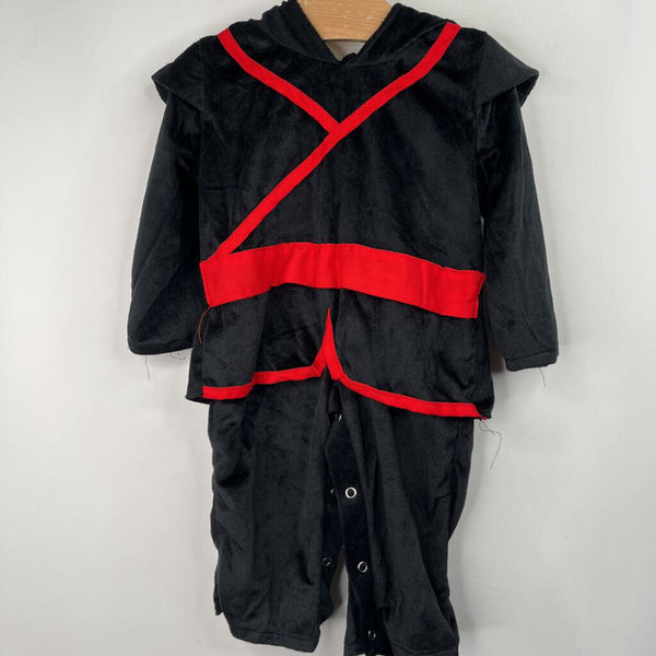 Size 9-12m: Halloweencostumes.com Black/Red Ninja 1pc Costume -NEW W/Tag