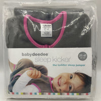 Size 2-4: Baby Dee Dee Grey/Pink Fleece Walker Sleepsack- NEW