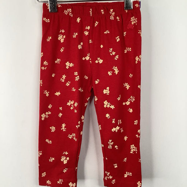 Size 12-18m: Gap Red/Creme Floral Pants
