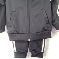 Size 9m: Adidas Black/White 2pc Set