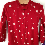 Size 12-18m: Pottery Barn Red/White Stars 1pc PJs
