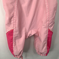Size 12m: Columbia Pink Fleece Lined Snow Bib