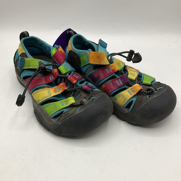 Size 1Y: Keen Colorful Toggle/Velcro Strap Sandals