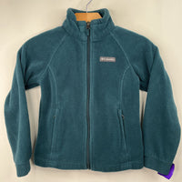 Size 7-8: Columbia Blue Fleece Coat