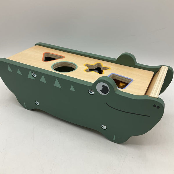 Wooden Crocodile Shape Sorter