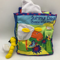 Manhattan Toy Co Sunny Day Come & Play Soft Baby Book