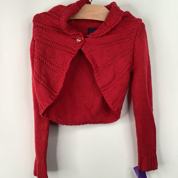 Size 4: Gap Red Knitted Button-Up Cardigan