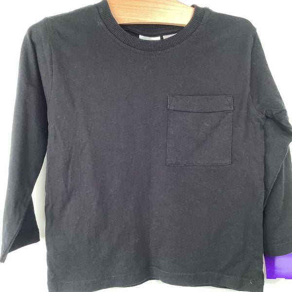 Size 2-3: Zara Black Long Sleeve Shirt