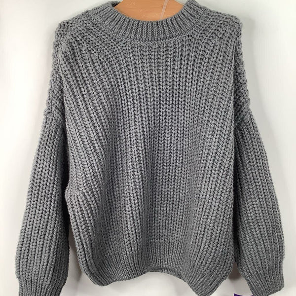 Size 2-3: Goumi Grey Knit Sweater