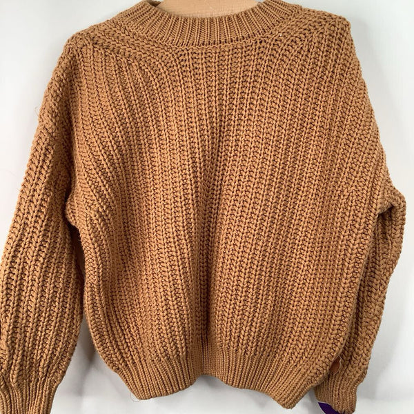 Size 2-3: Goumi Orange Knit Sweater