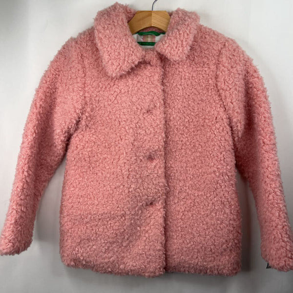 Size 9-10: Boden Pink Cozy Button-Up Coat