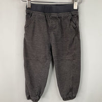 Size 2: Tea Black/Grey Cozy Pants