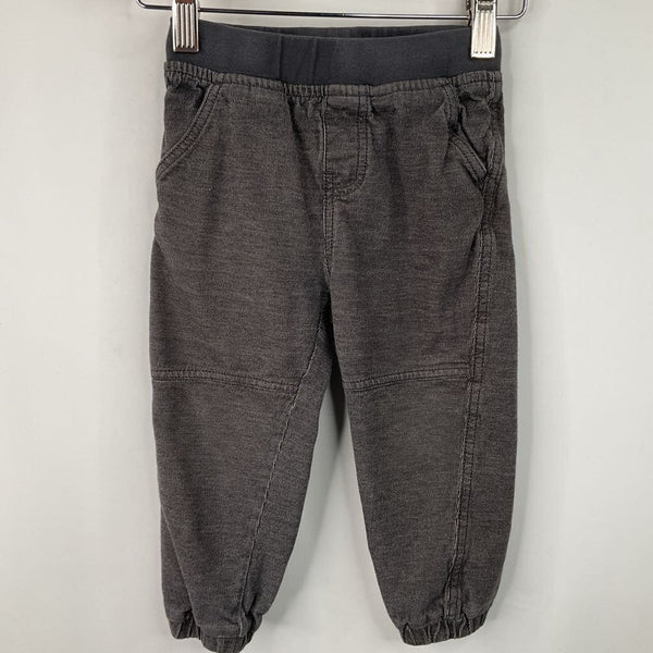 Size 2: Tea Black/Grey Cozy Pants