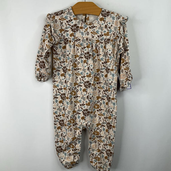 Size 6-12m: Gap Brown/Blue Floral Romper