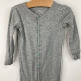 Size 12-18m: Primary Grey 1pc Footy PJs