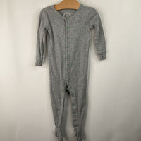 Size 12-18m: Primary Grey 1pc Footy PJs