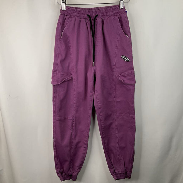 Size 14: Mini Panda Purple Pants