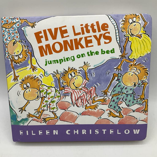 Five Little Monkey's Jumping On The Bed (boardbook)