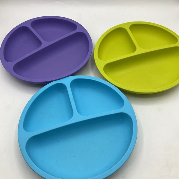 Eva's Kitchen 3pc Silicone Plates