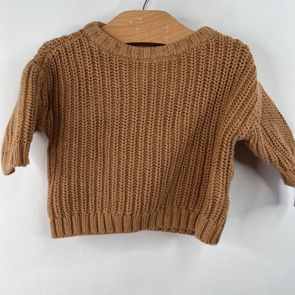 Size 0-3m: Old Navy Brown Knit Sweater