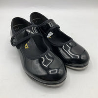Size 10: SoDanca Black Velcro Strap Tap Shoes