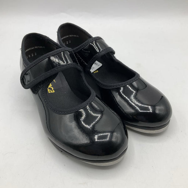 Size 10: SoDanca Black Velcro Strap Tap Shoes