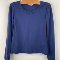 Size 6-7: Crewcuts Navy Long Sleeve Shirt