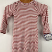 Size Preemie: Carter's Pink/White Striped Nighty 1pc PJs