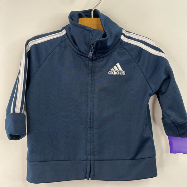 Size 3m: Adidas Navy Athletic Zip Up Jacket