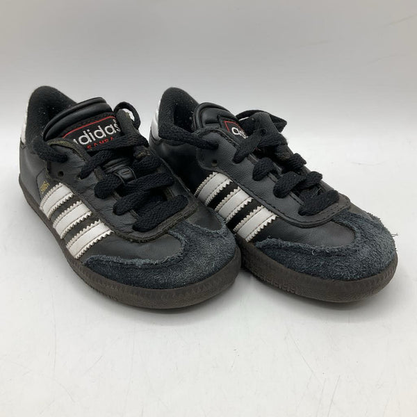 Size 8: Adidas Black Lace Up Sneakers