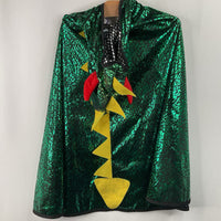 Size 3-4: Great Pretenders Green/Silver Dragon/Knight Cloak
