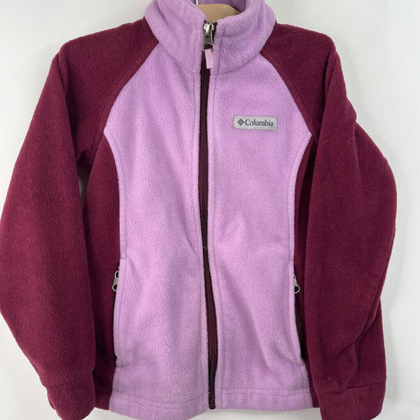Size 6-7 (XS) Columbia Purple Fleece Zip-Up Jacket