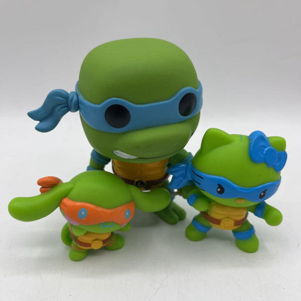 Ninja Turtle Style 3pc Figurines