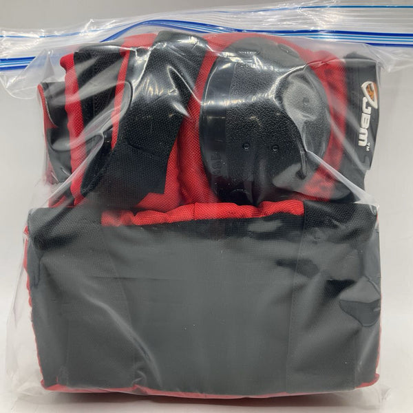 Size S: JBM Red/Black Elbow/Knee/Wrist pads