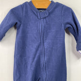 Size 3m: Carter's Blue Fleece 1pc PJS