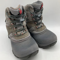 Size 12: Columbia Gray Toggle Strap Waterproof Omni-Grip Hiking Boots