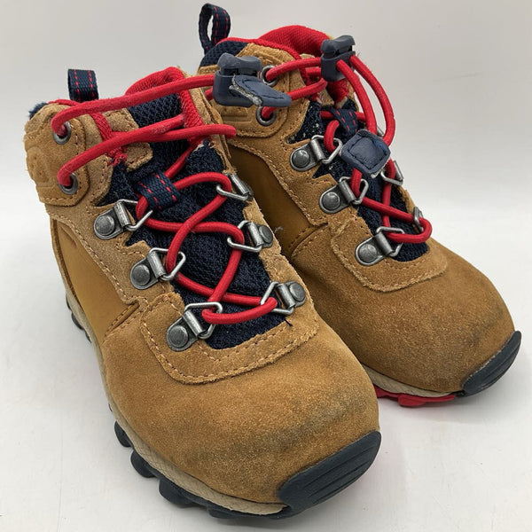Size 9: Columbia Tan Toggle Strap Waterproof Omni-Grip Hiking Boots