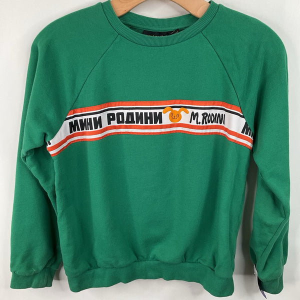 Size 10-11: Mini Rodini Green Sweater