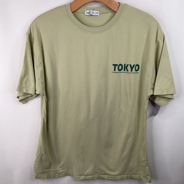 Size 13-14: Zara Green "Tokyo" T-Shirt