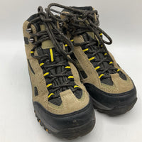 Size 1Y: Denali Brown/Back Lace-Up Hiking Shoes